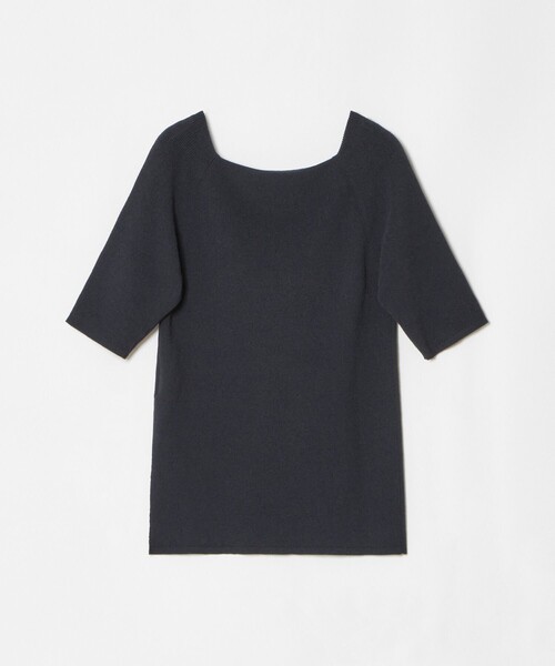 ネット完売　allureville・2WAY ネック5分袖プルオーバー 2WAY ネック5分袖プルオーバー（ニット/セーター）｜allureville