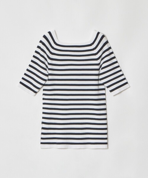 ネット完売　allureville・2WAY ネック5分袖プルオーバー ◇ 2WAY ネック5分袖プルオーバー|allureville OFFICIAL SITE