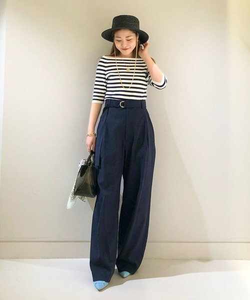 ネット完売　allureville・2WAY ネック5分袖プルオーバー 2WAY ネック5分袖プルオーバー|allureville OFFICIAL SITE