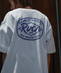 RVCA メンズ RANCH SEA SS Tシャツ 【2025年夏モデル】/ルーカバックプリント半袖ロゴTシャツ