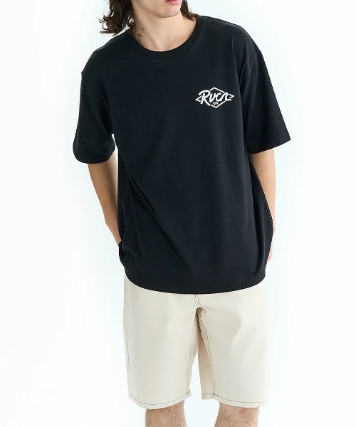 RVCA（ルーカ）の「RVCA メンズ RANCH SEA SS Tシャツ 【2025年夏モデル】/ルーカバックプリント半袖ロゴTシャツ（Tシャツ/カットソー・メンズ・スミクロ/ホワイト/オリーブ/ライトブルー/ブラック・MEDIUM/LARGE/SMALL/X-LARGE）」の14枚目の写真