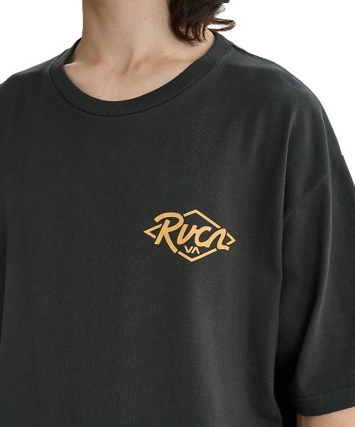 RVCA（ルーカ）の「RVCA メンズ RANCH SEA SS Tシャツ 【2025年夏モデル】/ルーカバックプリント半袖ロゴTシャツ（Tシャツ/カットソー・メンズ・スミクロ/ホワイト/オリーブ/ライトブルー/ブラック・MEDIUM/LARGE/SMALL/X-LARGE）」の18枚目の写真
