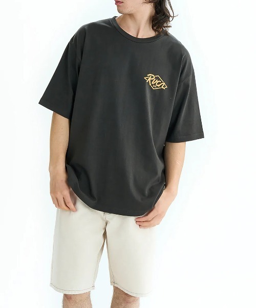 RVCA（ルーカ）の「RVCA メンズ RANCH SEA SS Tシャツ 【2025年夏モデル】/ルーカバックプリント半袖ロゴTシャツ（Tシャツ/カットソー・メンズ・スミクロ/ホワイト/オリーブ/ライトブルー/ブラック・MEDIUM/LARGE/SMALL/X-LARGE）」の19枚目の写真