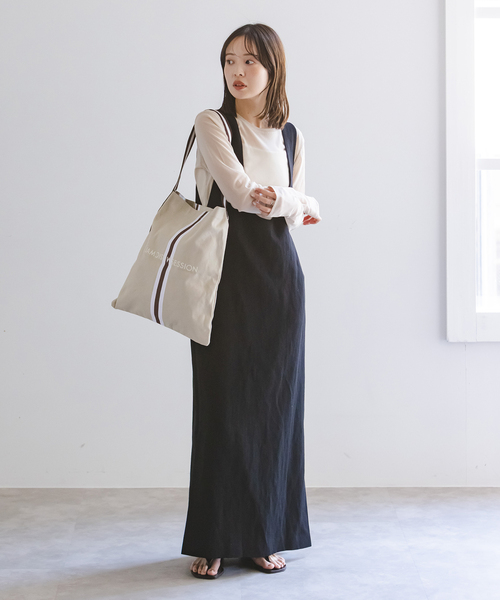 Noble（ノーブル）の「N.Jam/エヌジャム トート Small（トートバッグ・レディース・ベージュ/グリーン・FREE）」の9枚目の写真