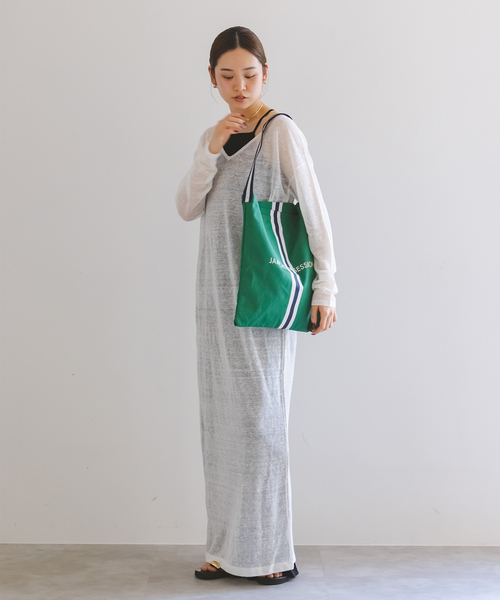 Noble（ノーブル）の「N.Jam/エヌジャム トート Small（トートバッグ・レディース・ベージュ/グリーン・FREE）」の13枚目の写真