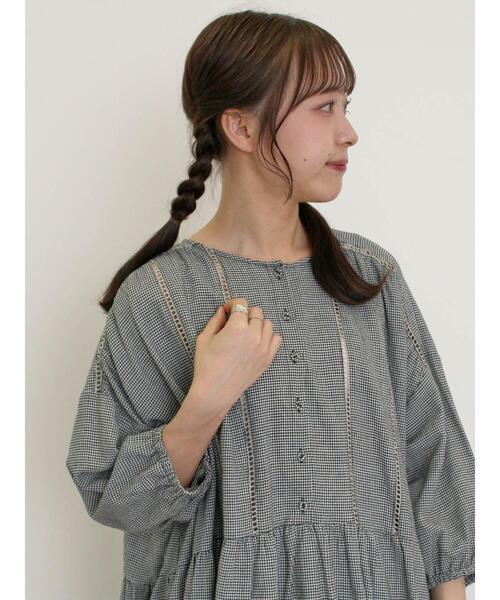 Samansa Mos2（サマンサ モスモス）の「はしごレースふんわりチュニック（チュニック・レディース・ブラック/イエロー/ベージュ/オフホワイト・F）」の19枚目の写真