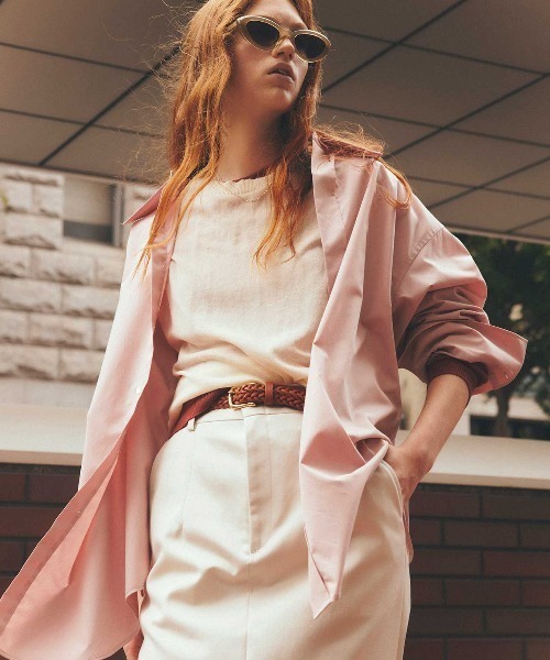 SHEER GAUZE HALF SLEEVE TEE シアー ガーゼ ハーフ スリーブ T