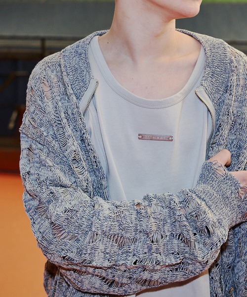 VI E DIT（ヴィエディット）の「Heavy tank top/ヘビータンクトップ/洗える/肉厚（タンクトップ・メンズ・ホワイト/ブラック・1/2）」の7枚目の写真