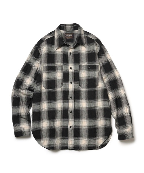 セール】OMBRE CHECK NEL / WORK SHIRT（シャツ/ブラウス）｜MR.OLIVE