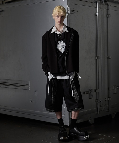 GRANCY】Shirring Design Rhinestone Graphic Sleeveless Tshirt