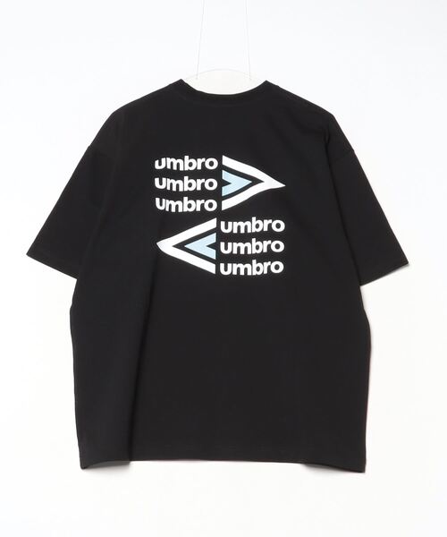 UMBRO アンブロ フロント刺繍 バックプリント半袖 TEEシャツ（T
