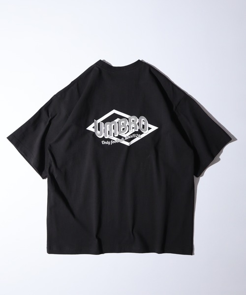 UMBRO アンブロ フロント刺繍 バックプリント半袖 TEEシャツ（T