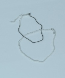 and cloud（アンドクラウド）の「Ink Chain Anklet（アンクレット）」
