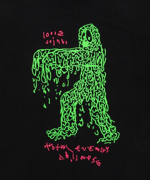 LOOSE JOINTS(ルーズジョインツ)の「STEWART ARMSTRONG - TOTAL ENERGY COLLAPSE S/S TEE(Tシャツ/カットソー・メンズ・ホワイト/ブラック・S/M/L)」の8枚目の写真