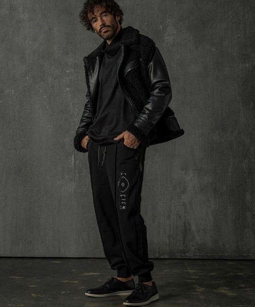 C DIEM（カルペディエム）の「mp13744-Embossed Logo Pants スウェットパンツ（スウェットパンツ・メンズ・ブラック/トップグレー・M/L/XL）」の19枚目の写真