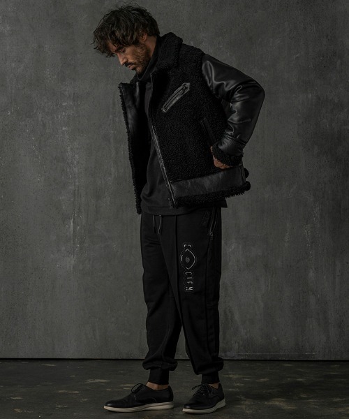 C DIEM（カルペディエム）の「mp13744-Embossed Logo Pants スウェットパンツ（スウェットパンツ・メンズ・ブラック/トップグレー・M/L/XL）」の18枚目の写真