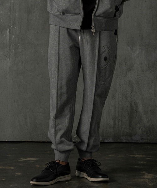 C DIEM（カルペディエム）の「mp13744-Embossed Logo Pants スウェットパンツ（スウェットパンツ・メンズ・ブラック/トップグレー・M/L/XL）」の17枚目の写真