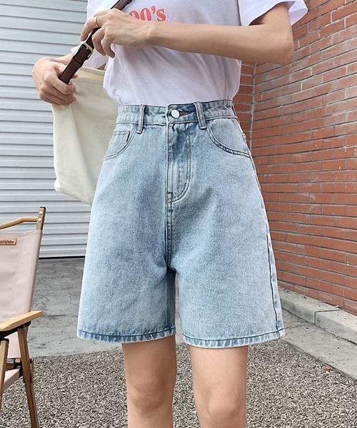 ampm(エーエムピーエム)の「デニムハーフパンツ(デニムパンツ・レディース・ブルー系その他/ブルー系その他2・S/M/L)」の20枚目の写真