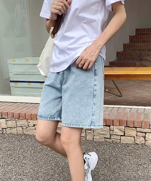ampm(エーエムピーエム)の「デニムハーフパンツ(デニムパンツ・レディース・ブルー系その他/ブルー系その他2・S/M/L)」の22枚目の写真