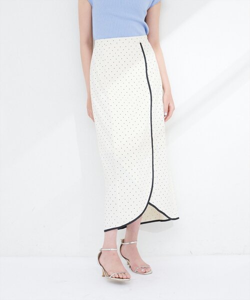 natural couture（ナチュラルクチュール）の「パイピングチューリップヘムスカート（スカート・レディース・その他1/その他2/その他3/その他4・FREE）」の5枚目の写真