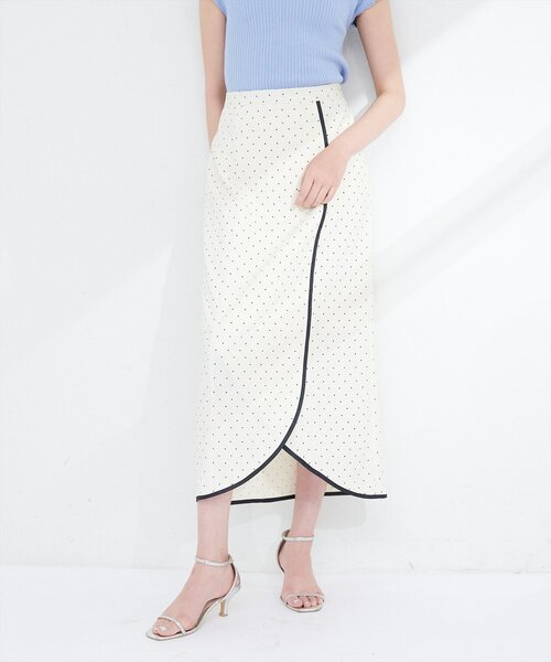 natural couture（ナチュラルクチュール）の「パイピングチューリップヘムスカート（スカート・レディース・その他1/その他2/その他3/その他4・FREE）」の6枚目の写真