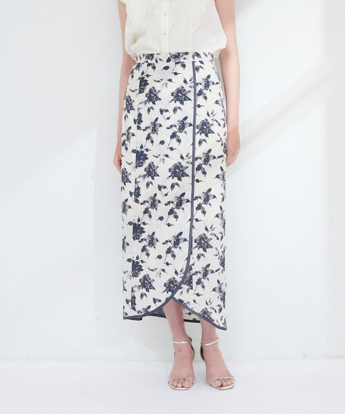 natural couture（ナチュラルクチュール）の「パイピングチューリップヘムスカート（スカート・レディース・その他1/その他2/その他3/その他4・FREE）」の10枚目の写真