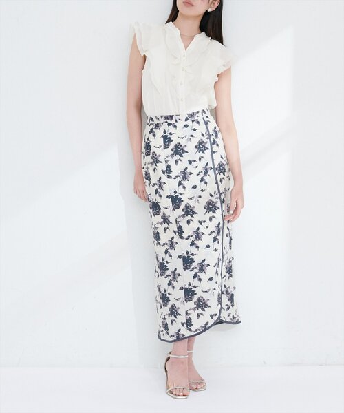 natural couture（ナチュラルクチュール）の「パイピングチューリップヘムスカート（スカート・レディース・その他1/その他2/その他3/その他4・FREE）」の13枚目の写真