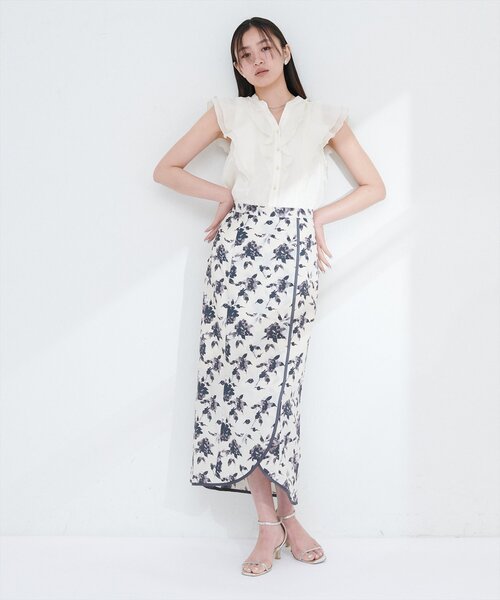 natural couture（ナチュラルクチュール）の「パイピングチューリップヘムスカート（スカート・レディース・その他1/その他2/その他3/その他4・FREE）」の14枚目の写真