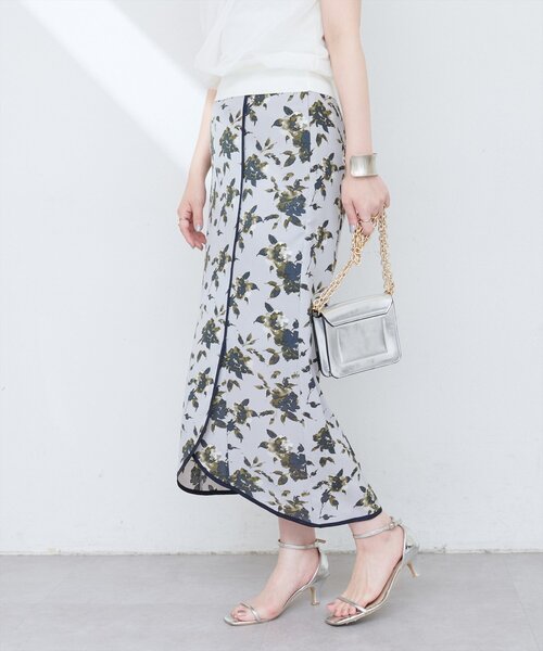 natural couture（ナチュラルクチュール）の「パイピングチューリップヘムスカート（スカート・レディース・その他1/その他2/その他3/その他4・FREE）」の18枚目の写真