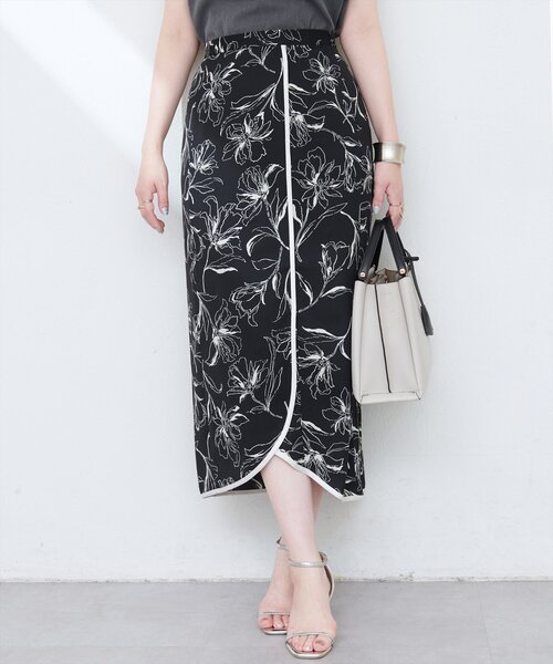 natural couture（ナチュラルクチュール）の「パイピングチューリップヘムスカート（スカート・レディース・その他1/その他2/その他3/その他4・FREE）」の22枚目の写真