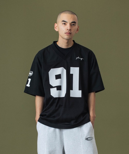セール】DISTORTION FOOTBALL JERSEY（ジャージ）｜XLARGE（エクストラ