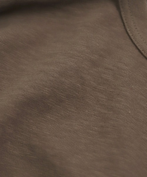 OMNIGOD（オムニゴッド）の「[ OMNIGOD mens / オムニゴッド ] オールドヴィンテージ天竺 ロングスリーブTシャツ（Tシャツ/カットソー・メンズ・ホワイト/オリーブ/ブラック・4/3/2）」の7枚目の写真