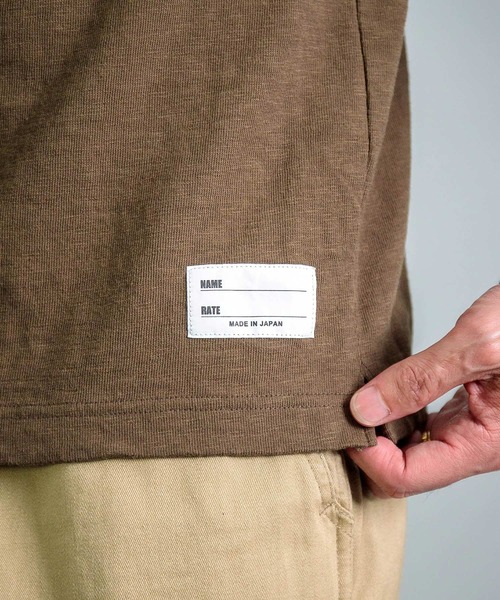 OMNIGOD（オムニゴッド）の「[ OMNIGOD mens / オムニゴッド ] オールドヴィンテージ天竺 ロングスリーブTシャツ（Tシャツ/カットソー・メンズ・ホワイト/オリーブ/ブラック・4/3/2）」の19枚目の写真