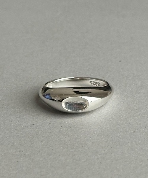 whoseA（フーシー）の「【silver925】Gemstone Ring / ジェムストーンリング（リング・レディース・ライトグリーン/クリア・12号/14号）」の3枚目の写真