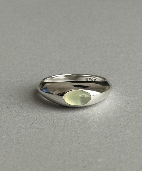 whoseA（フーシー）の「【silver925】Gemstone Ring / ジェムストーンリング（リング・レディース・ライトグリーン/クリア・12号/14号）」の6枚目の写真