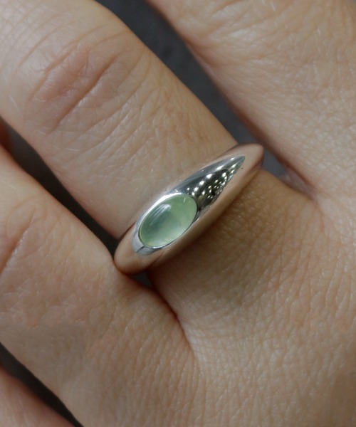 whoseA（フーシー）の「【silver925】Gemstone Ring / ジェムストーンリング（リング・レディース・ライトグリーン/クリア・12号/14号）」の8枚目の写真