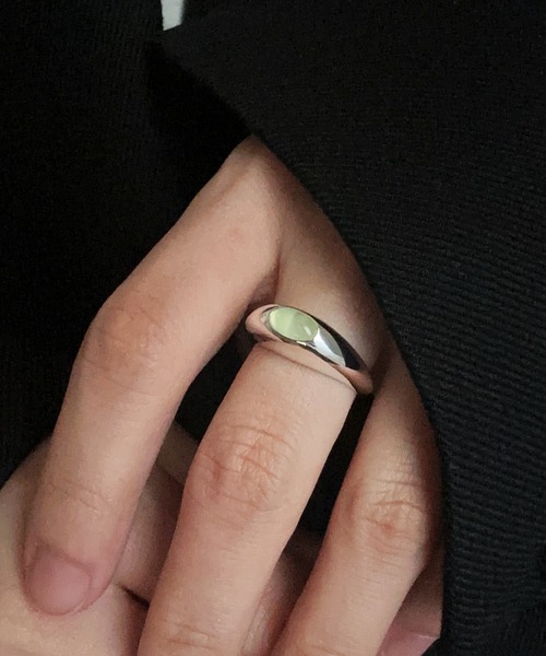 whoseA（フーシー）の「【silver925】Gemstone Ring / ジェムストーンリング（リング・レディース・ライトグリーン/クリア・12号/14号）」の9枚目の写真