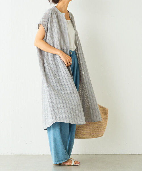 ✨新品未使用✨ビアズリー❣️24SS シアーチェックティアードワンピース　大きい ✨新品未使用✨ビアズリー❣️24SS シアーチェックティアード
