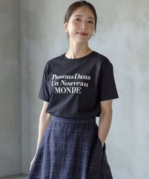 フロッキープリント Tシャツ