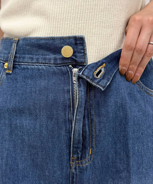 fredy emue(フレディエミュ)の「ライトオンスFRセミワイドデニムパンツ(デニムパンツ・レディース・サックスブルー/ネイビー・36/38)」の11枚目の写真