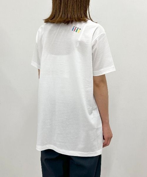 STUDIO PICONE(スタジオピッコーネ)の「【オンラインストア・店舗限定商品】UV冷感地図イラストTシャツ(Tシャツ/カットソー・レディース・ホワイト/ネイビー・M/L/LL)」の3枚目の写真