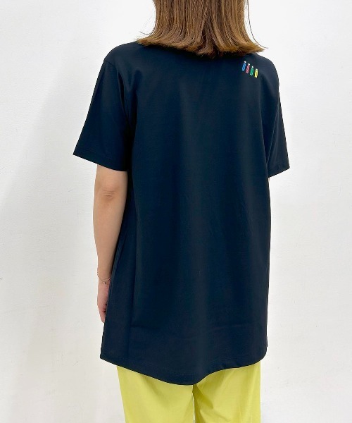 STUDIO PICONE(スタジオピッコーネ)の「【オンラインストア・店舗限定商品】UV冷感地図イラストTシャツ(Tシャツ/カットソー・レディース・ホワイト/ネイビー・M/L/LL)」の4枚目の写真