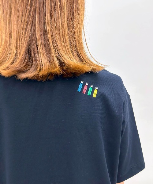 STUDIO PICONE(スタジオピッコーネ)の「【オンラインストア・店舗限定商品】UV冷感地図イラストTシャツ(Tシャツ/カットソー・レディース・ホワイト/ネイビー・M/L/LL)」の5枚目の写真