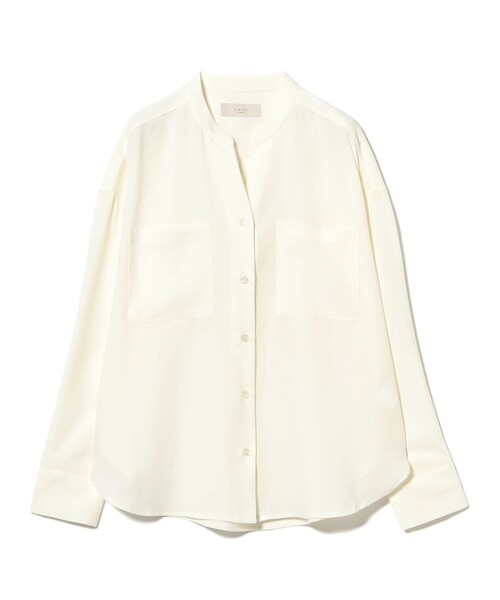 B:MING by BEAMS（ビーミングバイビームス）の「【洗える】ドレープ シャツ ブラウス（S～M）（シャツ/ブラウス・レディース・ネイビー/ブルー/オフホワイト・MEDIUM/SMALL）」の8枚目の写真