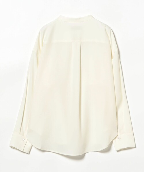 B:MING by BEAMS（ビーミングバイビームス）の「【洗える】ドレープ シャツ ブラウス（S～M）（シャツ/ブラウス・レディース・ネイビー/ブルー/オフホワイト・MEDIUM/SMALL）」の9枚目の写真