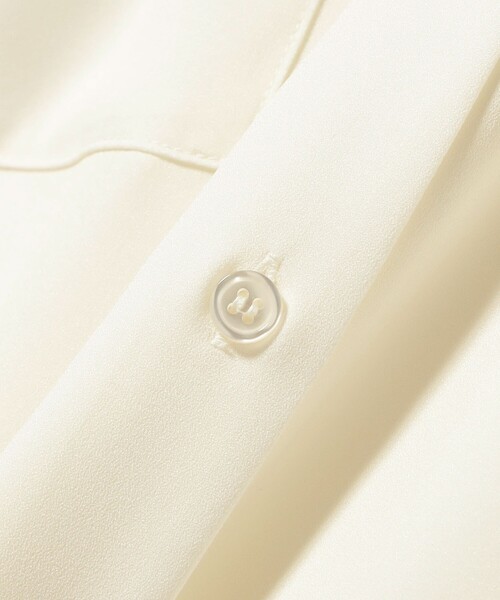 B:MING by BEAMS（ビーミングバイビームス）の「【洗える】ドレープ シャツ ブラウス（S～M）（シャツ/ブラウス・レディース・ネイビー/ブルー/オフホワイト・MEDIUM/SMALL）」の10枚目の写真