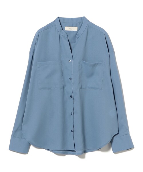 B:MING by BEAMS（ビーミングバイビームス）の「【洗える】ドレープ シャツ ブラウス（S～M）（シャツ/ブラウス・レディース・ネイビー/ブルー/オフホワイト・MEDIUM/SMALL）」の15枚目の写真