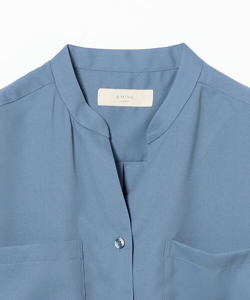 B:MING by BEAMS（ビーミングバイビームス）の「【洗える】ドレープ シャツ ブラウス（S～M）（シャツ/ブラウス・レディース・ネイビー/ブルー/オフホワイト・MEDIUM/SMALL）」の16枚目の写真