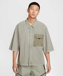 NIKE | ナイキ テック メンズ ウーブン トップ / Nike Tech Men's Woven Top HJ2955-320 Light Army(シャツ/ブラウス)