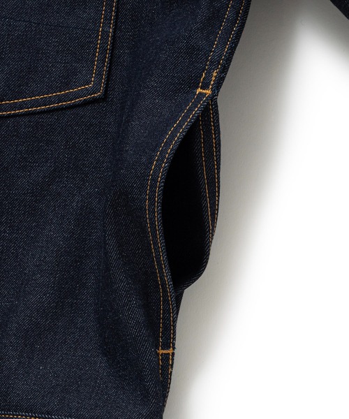 BEDWIN & THE HEARTBREAKERS(ベドウィン アンド ザ ハートブレイカーズ)の「RAW DENIM JACKET "CASSIDY"(デニムジャケット・メンズ・インディゴブルー・MEDIUM)」の4枚目の写真